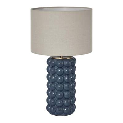 Condotti Ceramic Base Table Lamp, Blue