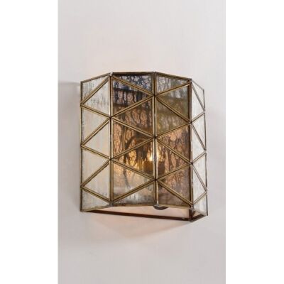 Butterworth Metal & Glass Wall Light