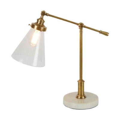 Verona Brass & Marble Base Table lamp