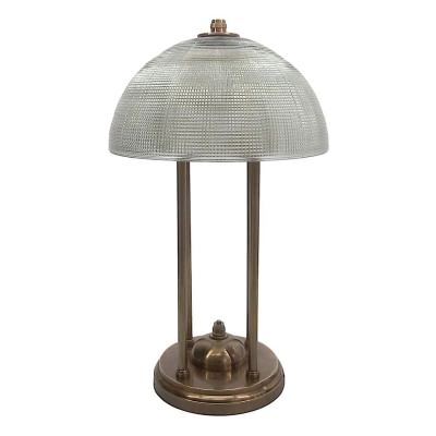 Victor Brass & Glass Table Lamp