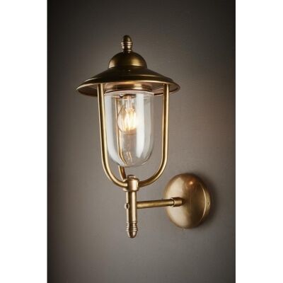 Pier Metal Wall Sconce, Antique Brass