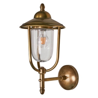 Pier Metal Wall Sconce, Antique Brass