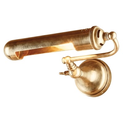 Hopetown Metal Picture Wall Light, Antique Brass