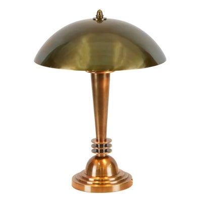 Como Metal Table Lamp, Antique Brass