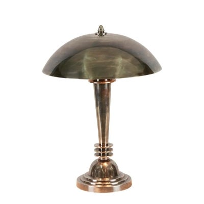 Como Metal Table Lamp, Antique Silver