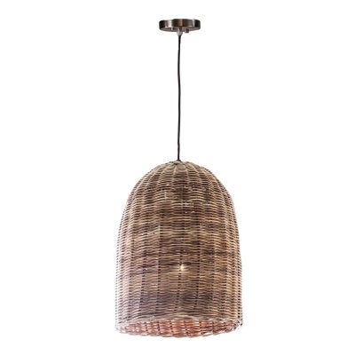 Haven Rattan Bell Pendant Light - Small
