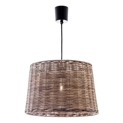 Haven Rattan Bucket Pendant Light, Large