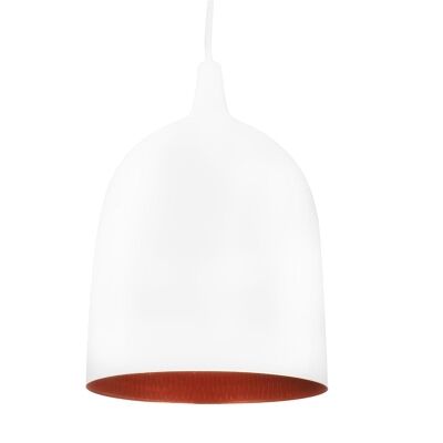 Lumi-R Metal Pendant Light - White/Copper