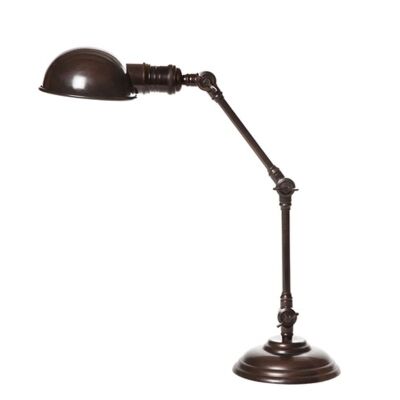 Stamford Dome Adjustable Metal Desk Lamp - Antique Bronze
