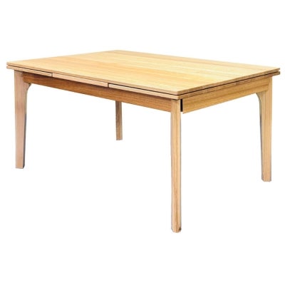 Chapehill Tasmanian Oak Timber Extension Dining Table, 150-250cm
