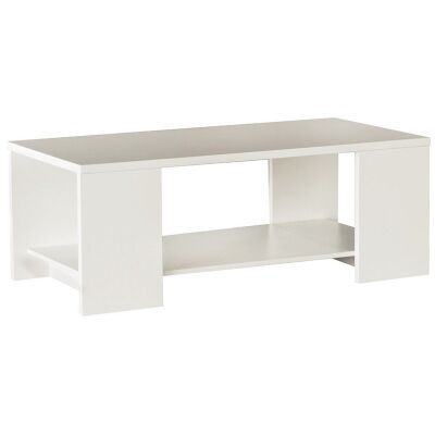 Cue Coffee Table, 120cm, White