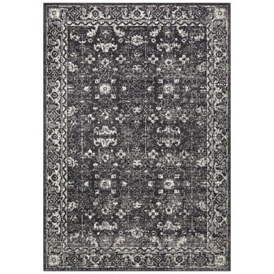Evoke Estella Turkish Made Oriental Rug, 230x160cm, Charcoal