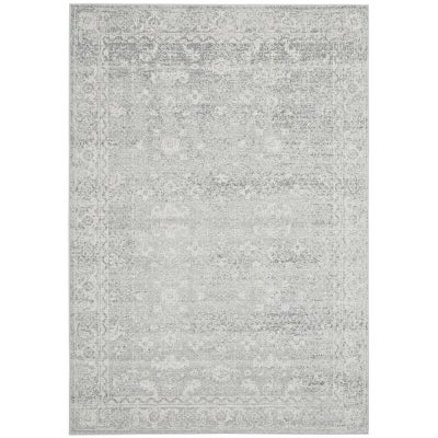 Evoke Estella Turkish Made Oriental Rug, 330x240cm, Silver