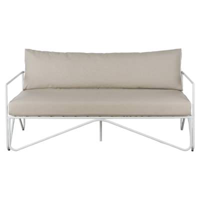 Amalfi Lloyd Fabric & Metal Outdoor Sofa, 3 Seater