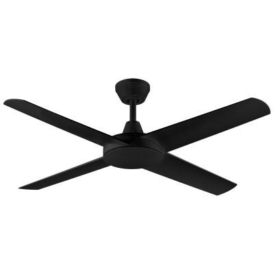 Threesixty Aspire Ceiling Fan, 132cm/52", Black