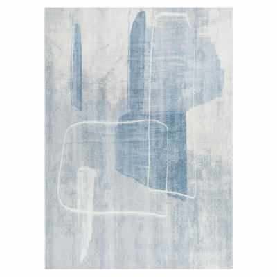 Cloud Abstract Machine Washable Modern Rug, 170x120cm