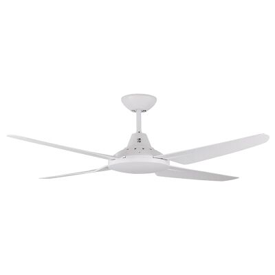 Clare Indoor / Outdoor AC Ceiling Fan, 135cm/53", White