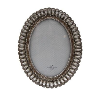 Fanned Resin Oval Photo Frame, 5x7"