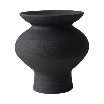 Ola Ceramic Pot, Black
