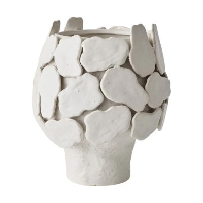 Ariela Ceramic Pot, Large, White