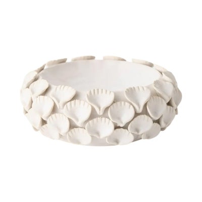 Pispali Ceramic Bowl, White
