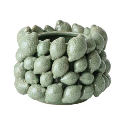 Citrico Ceramic Pot, Small, Spring Green