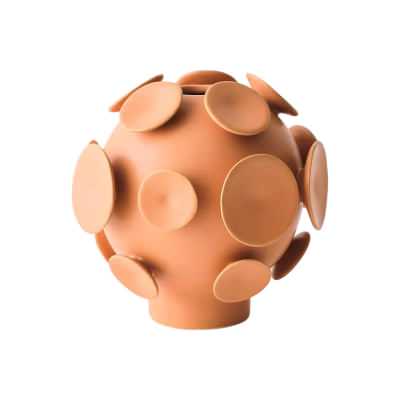 Olavi Ceramic Vase, Small, Clay