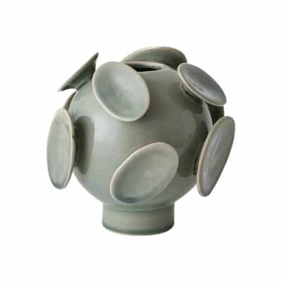 Olavo Ceramic Vase, Small, Celadon