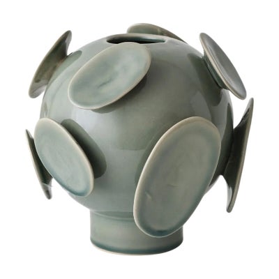 Olavo Ceramic Vase, Large, Celadon