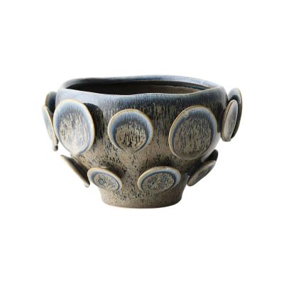 Olavi Ceramic Pot, Small, Whirlpool