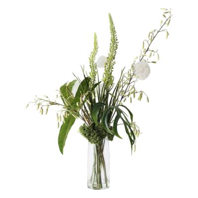 Evangeline Artificial Dandelion Magic Bells Mix in Glass Vase