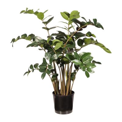 Forestia Potted Real Touch Artificial Zanzibar Gem Plant, 122cm