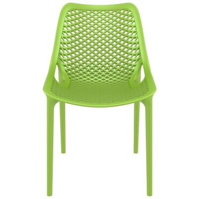 Siesta Air Commercial Grade Indoor / Outdoor Dining Chair, Green