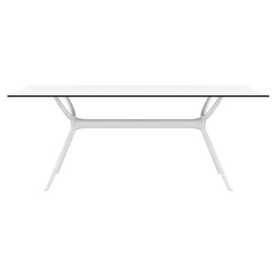 Siesta Air Commercial Grade Indoor / Outdoor Dining Table, 180cm, White