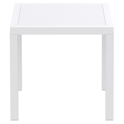 Siesta Ares Indoor / Outdoor Square Dining Table, 80cm, White