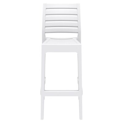 Siesta Ares Commercial Grade Indoor / Outdoor Bar Stool, White