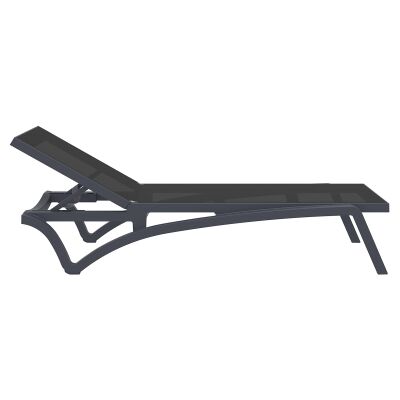 Siesta Pacific Commercial Grade Sun Lounger, Anthracite