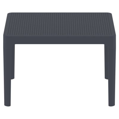 Siesta Sky Commercial Grade Indoor / Outdoor Side Table, Anthracite