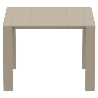 Siesta Vegas Commercial Grade Outdoor Extendible Dining Table, 100-140cm, Taupe