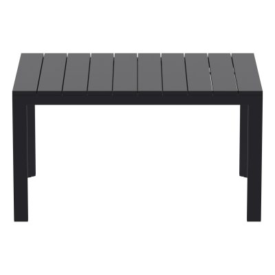 Siesta Atlantic Commercial Grade Outdoor Dining Table, 140/210cm, Black