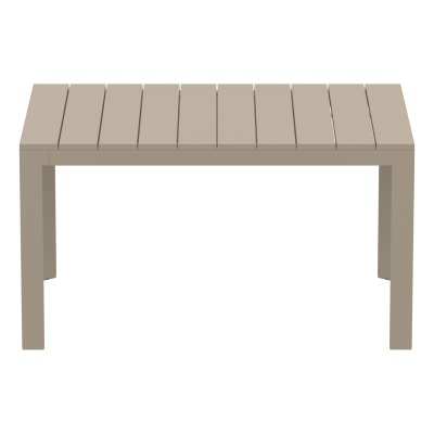 Siesta Atlantic Commercial Grade Outdoor Dining Table, 140/210cm, Taupe