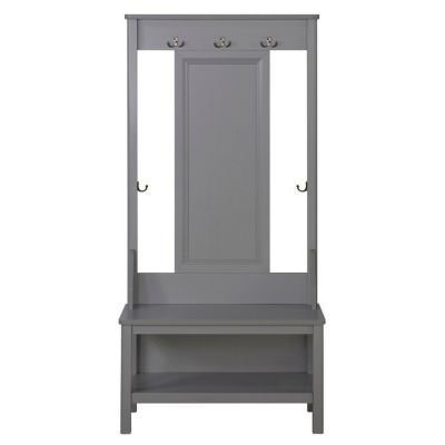 Hinton Wooden Hallway Stand, Grey