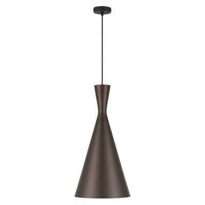 Flero Metal Pendant Light, Large, Bronze