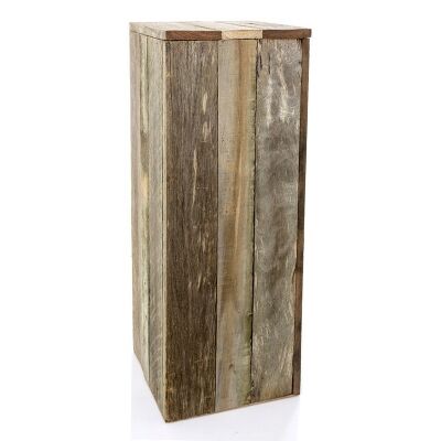 Tupelo Recycled Timber Plinth - Medium