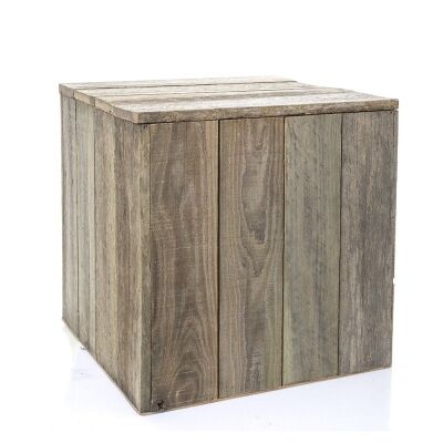 Tupelo Recycled Timber Plinth - Small