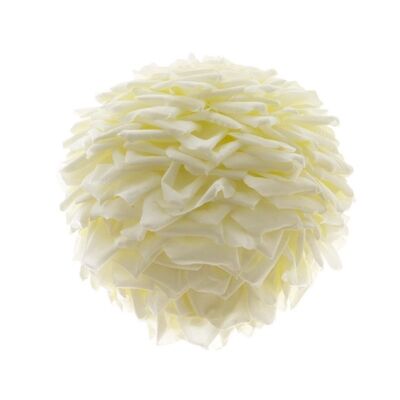 Artificial Rose Petal Ball, 30cm, White