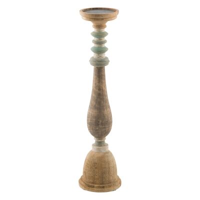 Cottesloe Mango Wood Pillar Candle Holder, Medium