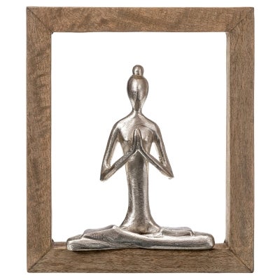 Nadal Sculpture In Frame Wall Decor, Pray