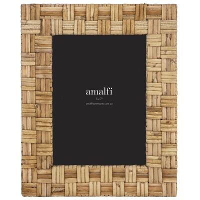 Cardell Rattan Photo Frame, 5x7"
