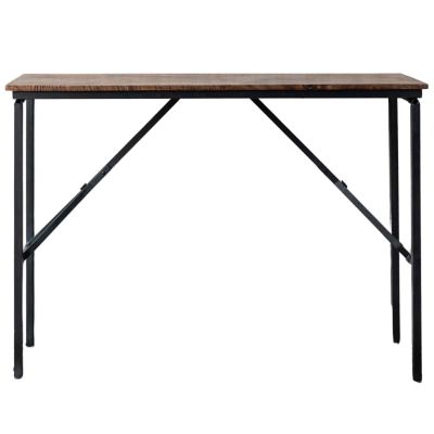 Iggy Mango Wood & Metal Console Table, 120cm